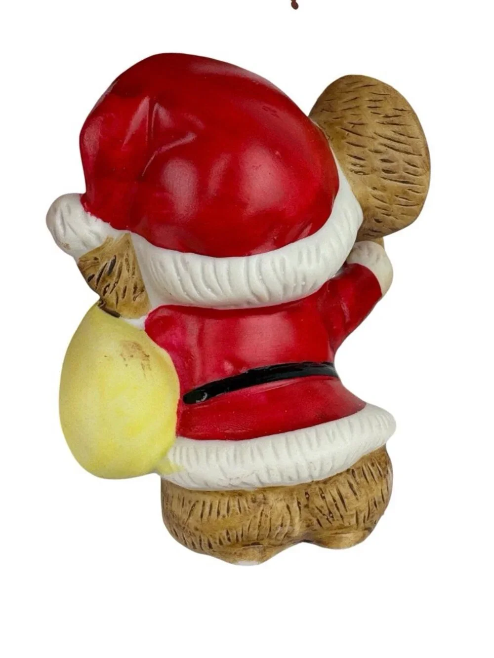 Vintage Homco Christmas Mice #5405 Santa Mouse Ceramic Bisque Figurines Set of 3